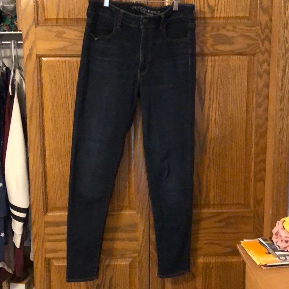 American Eagle High Rise Jeggings 12 Long